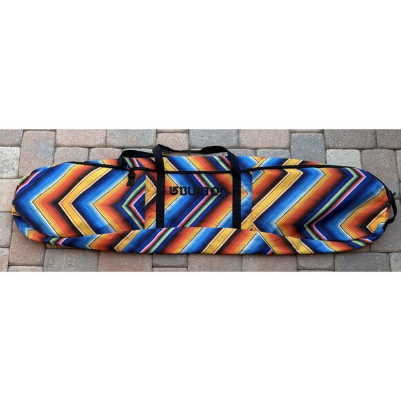 Burton 166 cm Snowboard Travel Carrying Soft Bag with Strap Bright Multicolored - Picture 2 of 16